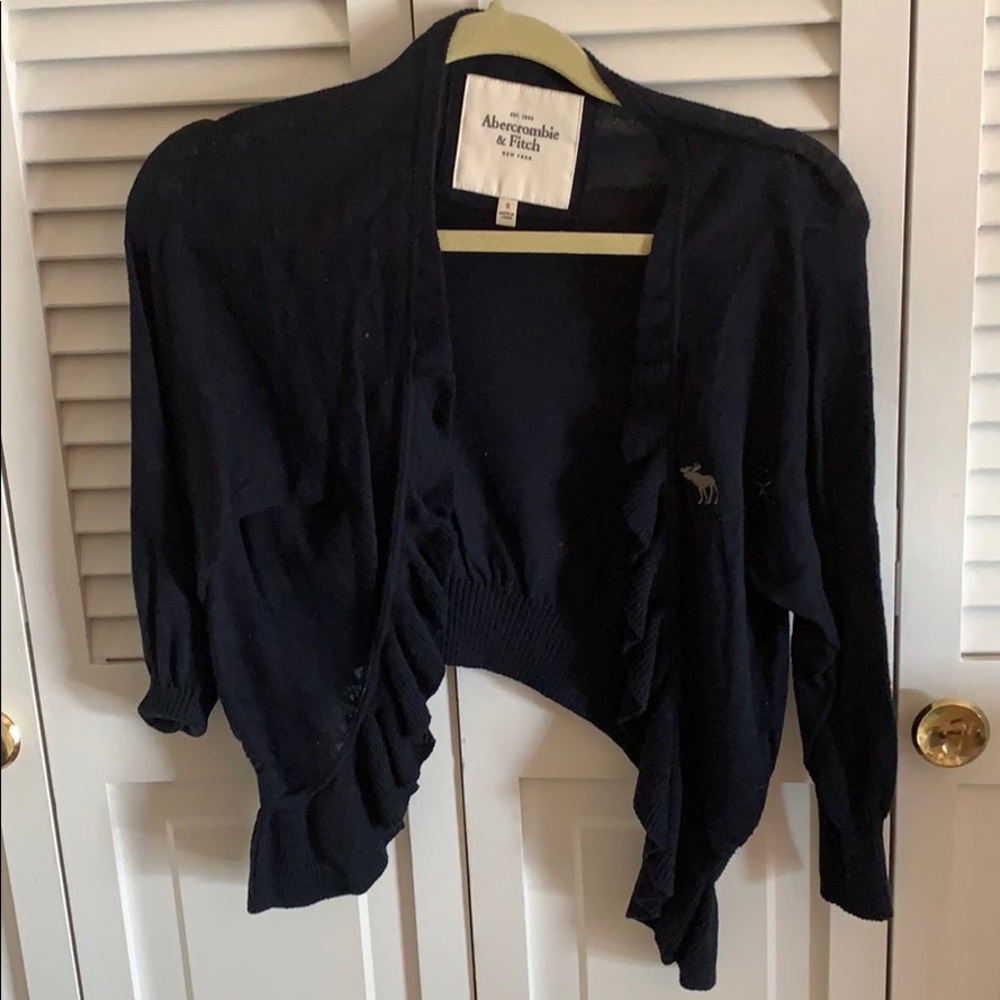 Abercrombie navy cardigan